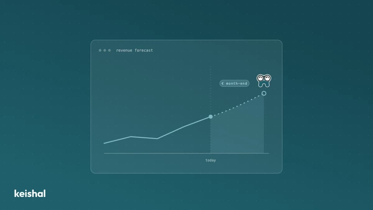 Next month's revenue forecast on clinic's schedule